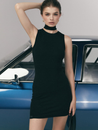 Чёрный - Платье мини Gepur