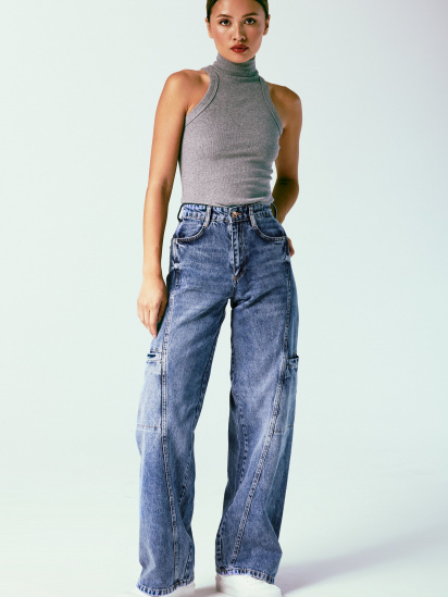 Широкие джинсы Gepur модель 45213 — фото - INTERTOP