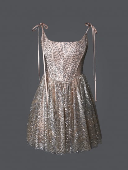 Платье мини Gepur модель 45216 — фото 6 - INTERTOP