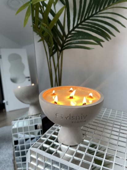 Vlsniy.aroma ­Ароматична свічка Чаша Терки модель 4523500 — фото 3 - INTERTOP