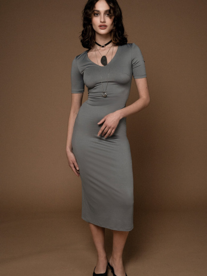 Платье миди Gepur модель 45621 — фото 4 - INTERTOP