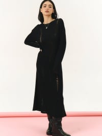 Чорний - Сукня міді Gepur
