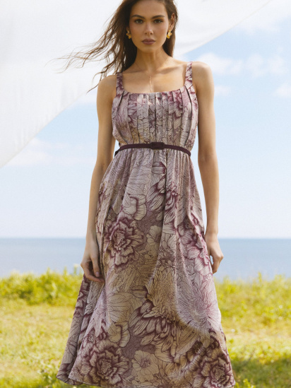 Платье миди Gepur модель 46101 — фото 4 - INTERTOP