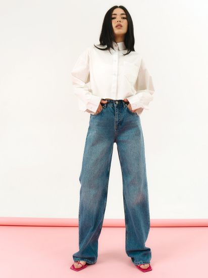 Широкие джинсы Gepur модель 46312 — фото 4 - INTERTOP