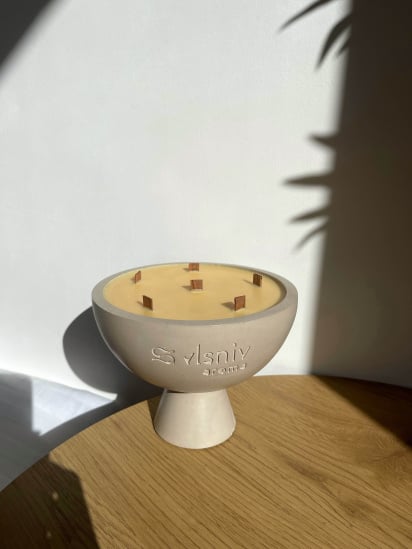 Vlsniy.aroma ­Ароматична свічка Чаша Комора модель 4723500 — фото 4 - INTERTOP
