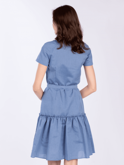 Платье мини Едельвіка модель 475-19-00blue — фото - INTERTOP