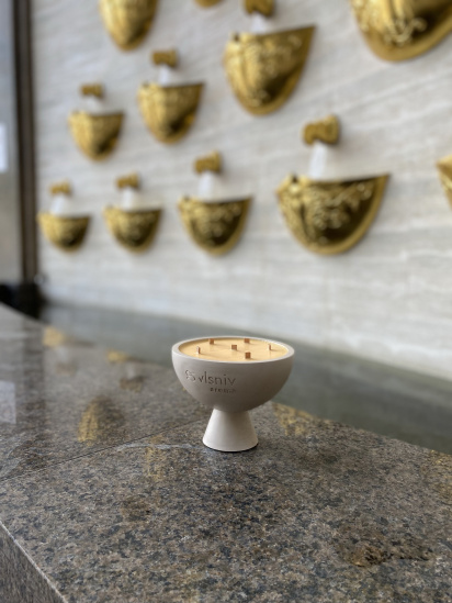 Vlsniy.aroma ­Ароматична свічка Чаша Мазепинське бароко модель 4823500 — фото - INTERTOP