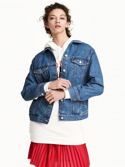Джинсовая куртка H&M модель 48518 — фото - INTERTOP