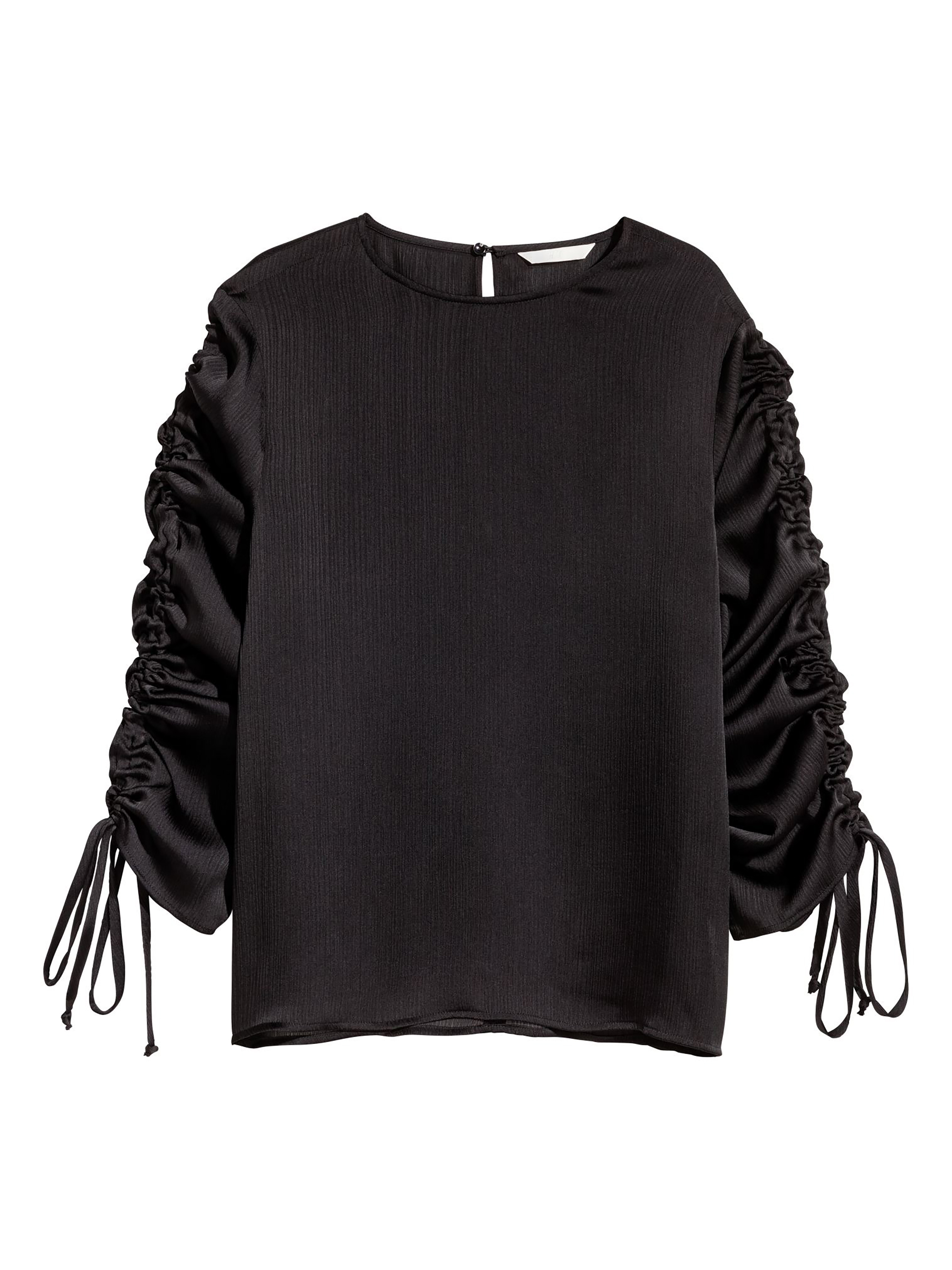 

H&M Блуза с длинным рукавом (49824) Женское, цвет - Чёрный