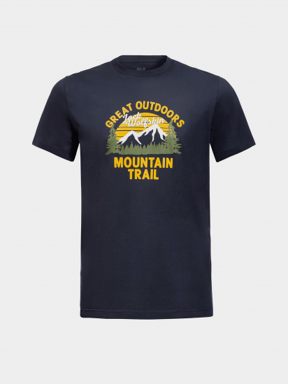 Футболка Jack Wolfskin Mountain Trail модель 1808401_1010 — фото 3 - INTERTOP