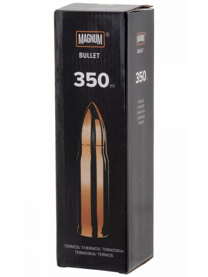 Пляшка Magnum Термос модель MAGNUM BULLET 350 ML-GOLD — фото 3 - INTERTOP
