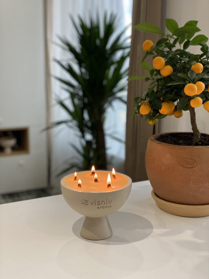 Vlsniy.aroma ­Ароматична свічка Чаша Мазепинці модель 5023500 — фото - INTERTOP