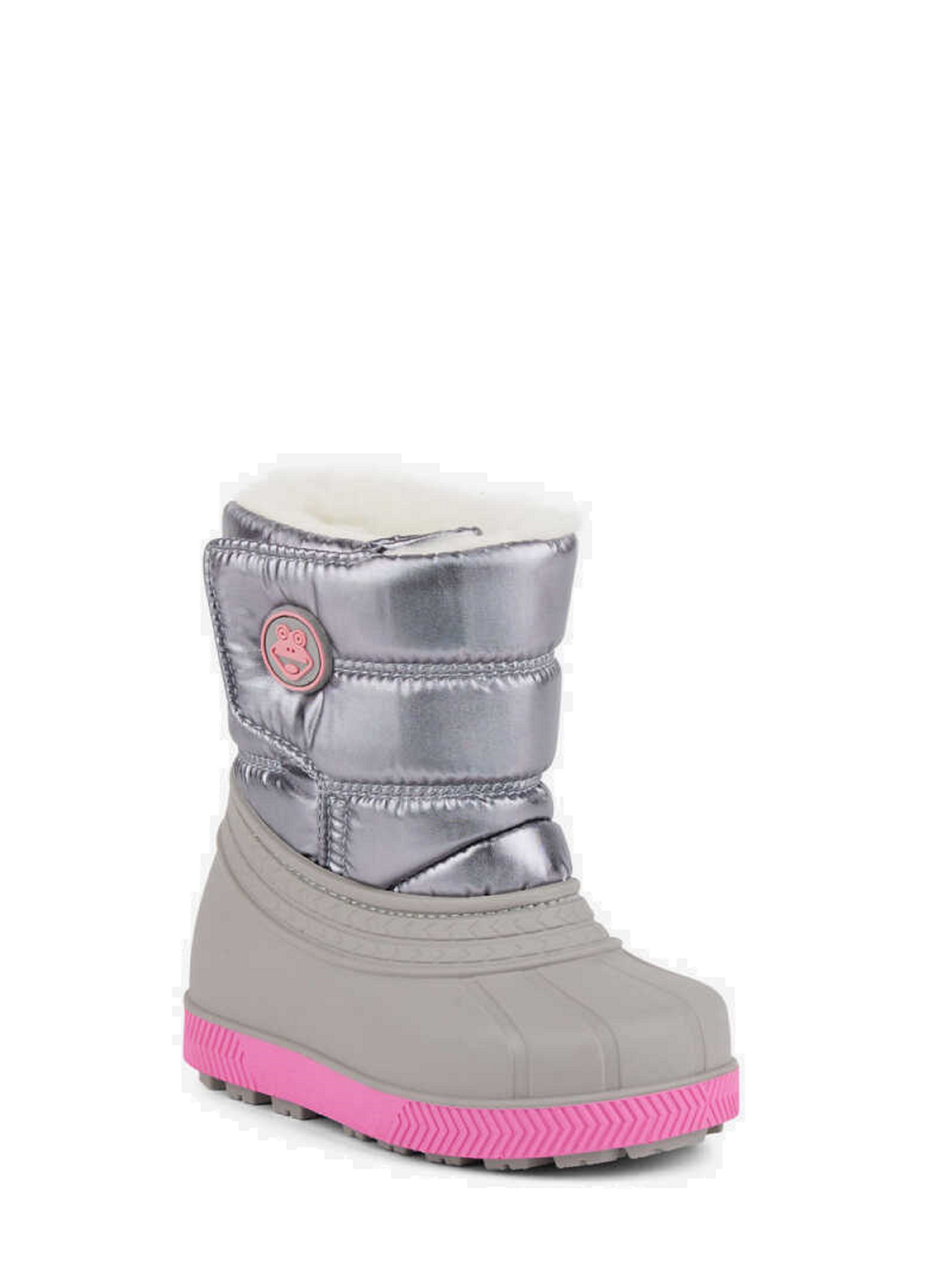 

COQUI Сапоги дутики (5042Mid.grey_silver) Для девочек, цвет - Серебряный, материал - Искусственная шерсть