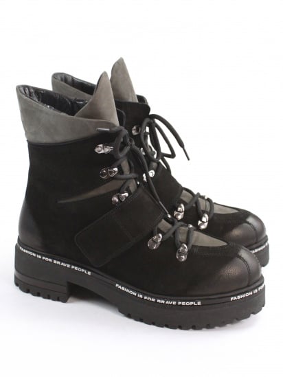 Ботинки It-girl модель 5151-R1202_black-grey — фото - INTERTOP
