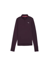 Фиолетовый - Кофта спортивная PUMA Run Favorite 1/4 Zip W