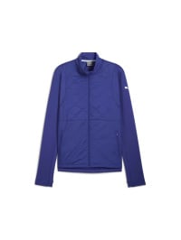 Синий - Кофта спортивная PUMA Run Cloudspun Wrmlbl Jacket