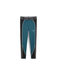 Зелёный - Леггинсы спортивные PUMA Fit Strong 7/8 Tight