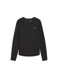 Чёрный - Кофта спортивная PUMA W Seasons Tech Wool Ls Tee