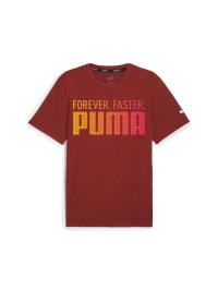 Красный - Футболка спортивная PUMA Run Fav Forever Faster Tee M