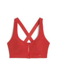 Червоний - Топ спортивний PUMA Zip Bra