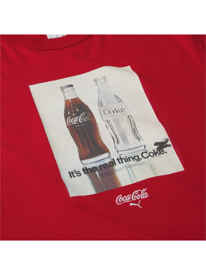 Футболка PUMA x Coca Cola Relaxed Tee модель 536159 — фото 3 - INTERTOP