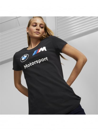 Футболка спортивна PUMA Bmw Mms Ess Logo Tee модель 536249 — фото 3 - INTERTOP