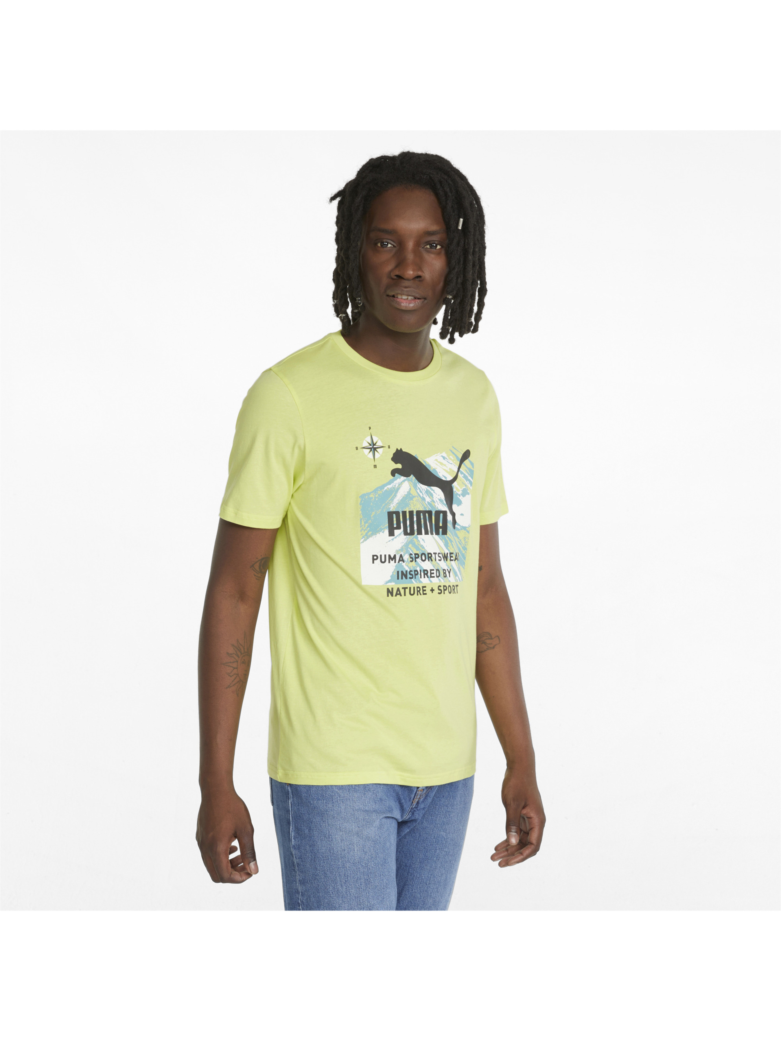 

PUMA Футболка (536815_38) Мужское, цвет - Жёлтый