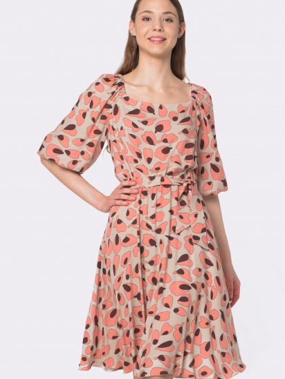 Платье миди CAT ORANGE модель 5641 — фото 4 - INTERTOP