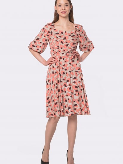 Платье миди CAT ORANGE модель 5641 — фото - INTERTOP