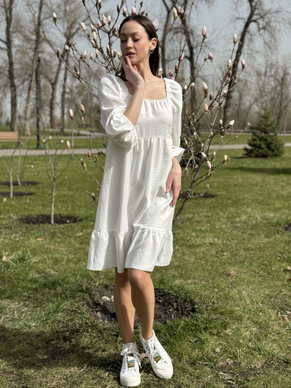 Платье миди CAT ORANGE модель 5768 — фото 4 - INTERTOP