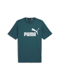 Зелений - Футболка PUMA Ess Logo Tee