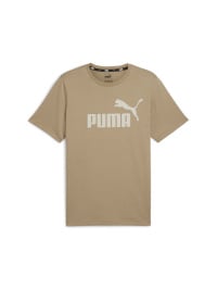 Бежевый - Футболка PUMA Ess Logo Tee