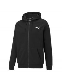 Чёрный - Кофта спортивная PUMA Ess Small Logo Fz Hoodie