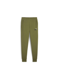 Зелений - Штани спортивні PUMA Ess+ 2 Col Logo Pants