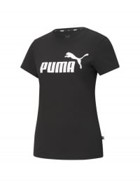 Чёрный - Футболка спортивная PUMA Ess Logo Tee