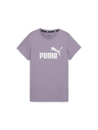 Фиолетовый - Футболка PUMA Ess Logo Tee