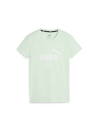 Зелёный - Футболка PUMA Ess Logo Tee