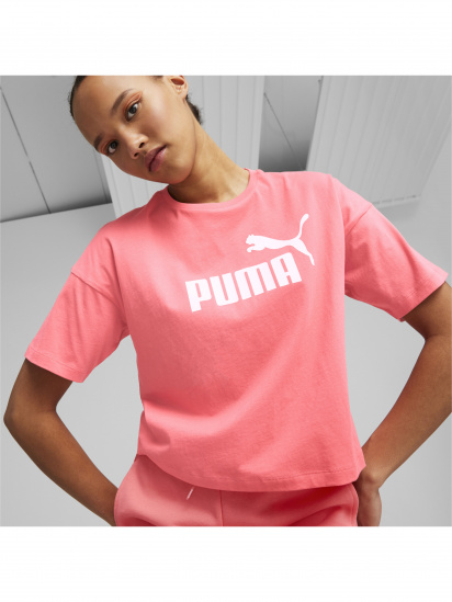 Футболка PUMA Ess Cropped Logo Tee модель 586866 — фото 3 - INTERTOP