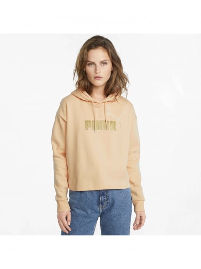 Худі PUMA Ess+ Cropped Metallic Hoodie модель 586891 — фото 3 - INTERTOP