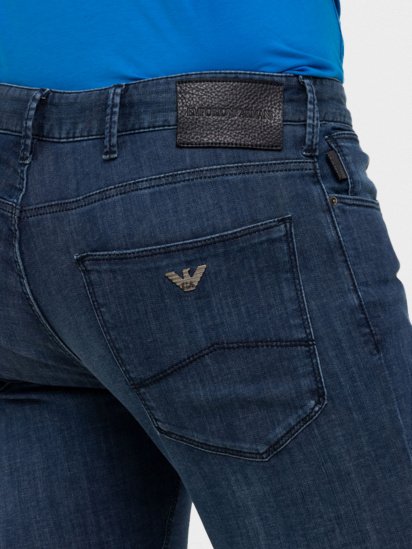 Зауженные джинсы Emporio Armani Slim модель 3H1J06-1D5PZ-0942 — фото 4 - INTERTOP