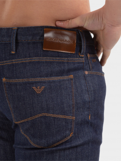 Зауженные джинсы Emporio Armani Slim модель 3H1J06-1DB6Z-0941 — фото 4 - INTERTOP