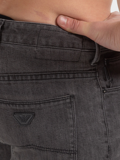 Зауженные джинсы Emporio Armani Slim модель 3H1J06-1DUBZ-0006 — фото 5 - INTERTOP