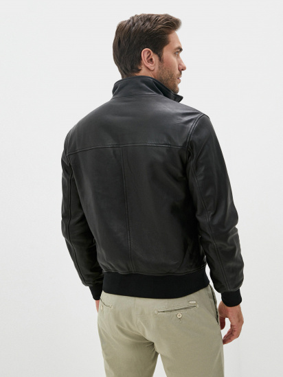 Шкіряна куртка Emporio Armani модель 91B52P-91P52-999 — фото - INTERTOP
