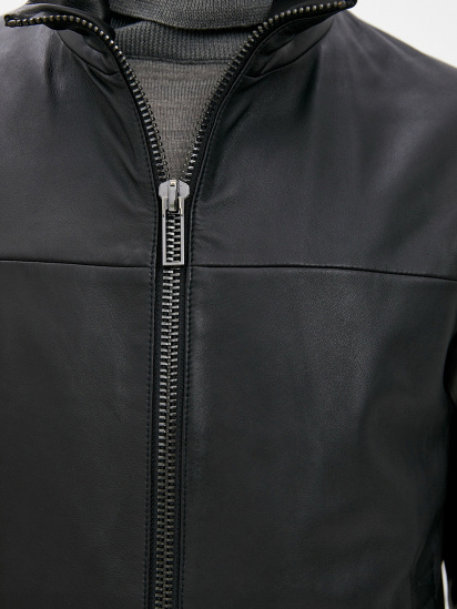 Шкіряна куртка Emporio Armani модель 01R55P-01P54-999 — фото 4 - INTERTOP