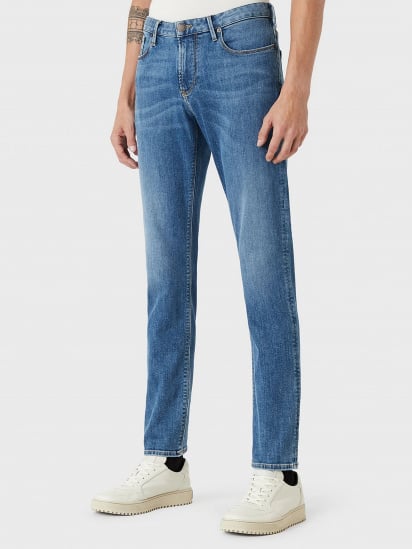 Зауженные джинсы Emporio Armani Slim модель 8N1J06-1G0LZ-0943 — фото - INTERTOP