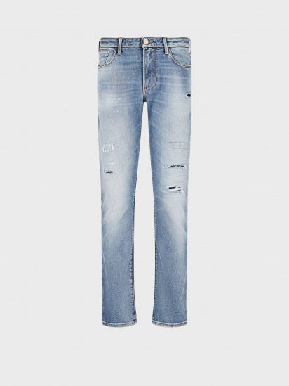 Прямые джинсы Emporio Armani J06 модель 3R1J06-1D33Z-0943 — фото 5 - INTERTOP