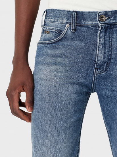 Прямые джинсы Emporio Armani J16 модель 3R1J16-1D0FZ-0942 — фото 4 - INTERTOP