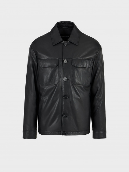 Куртка кожаная Emporio Armani модель H41R80-E1P80-999 — фото 5 - INTERTOP