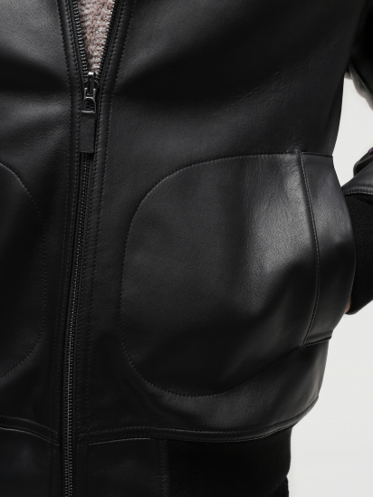 Куртка кожаная Emporio Armani модель H41R8D-E1P8D-999 — фото 4 - INTERTOP