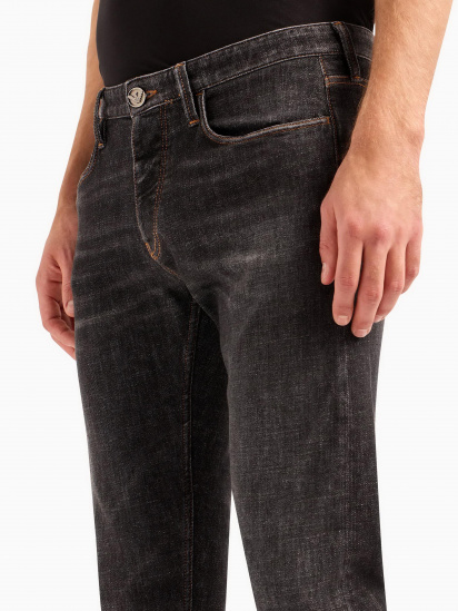 Зауженные джинсы Emporio Armani J75 модель 6R1J75-1D24Z-0006 — фото 4 - INTERTOP